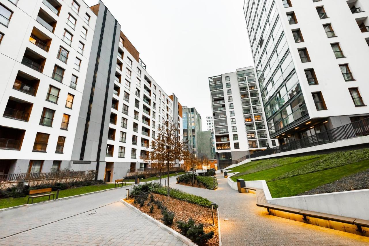 Grzybowska Luxury Apartment Warschau Buitenkant foto